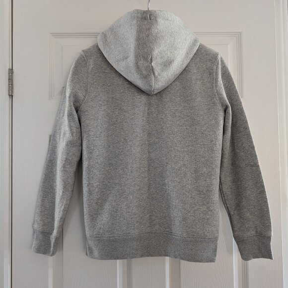GAP Logo sherpa lined full zip hoodie grey size small - Picture 4 of 16